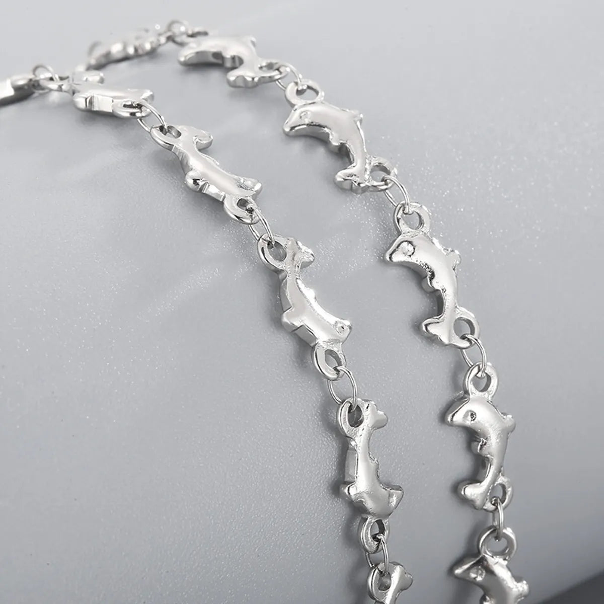 Dolphin Stainless Steel Chain Necklace