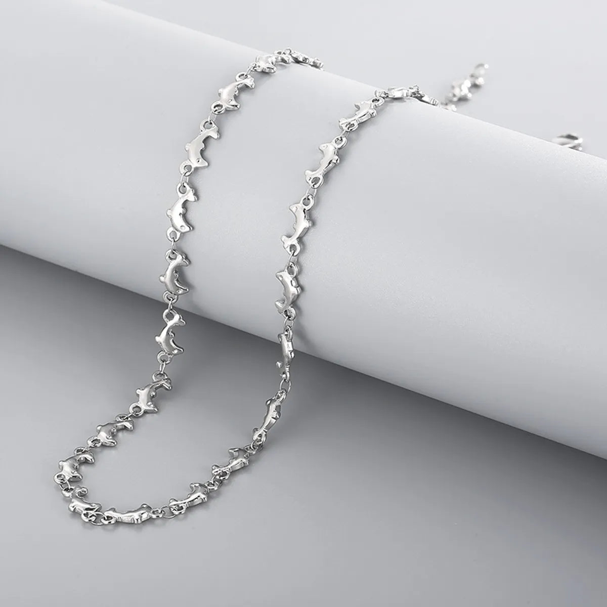 Dolphin Stainless Steel Chain Necklace