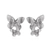 Double Butterfly Fashion Exaggerated Creative Temperament Earrings