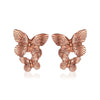 Double Butterfly Fashion Exaggerated Creative Temperament Earrings