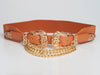 Double-Headed Buckle Chain Punk Style Belt