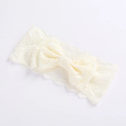 Double Lace Bow Baby Hairband Headband Girls Simple Hair Accessories