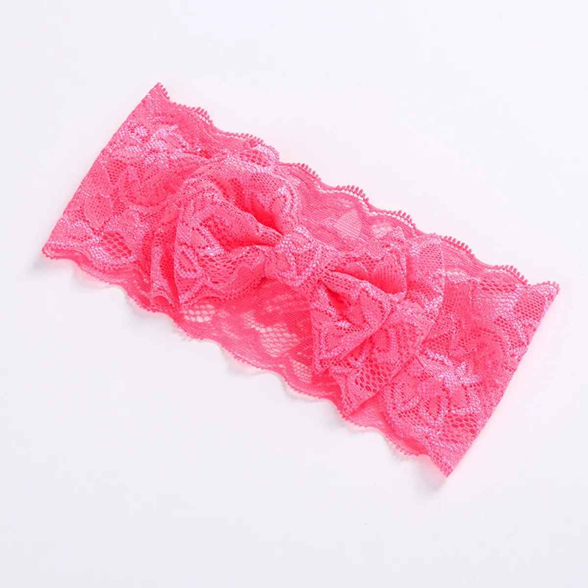 Double Lace Bow Baby Hairband Headband Girls Simple Hair Accessories