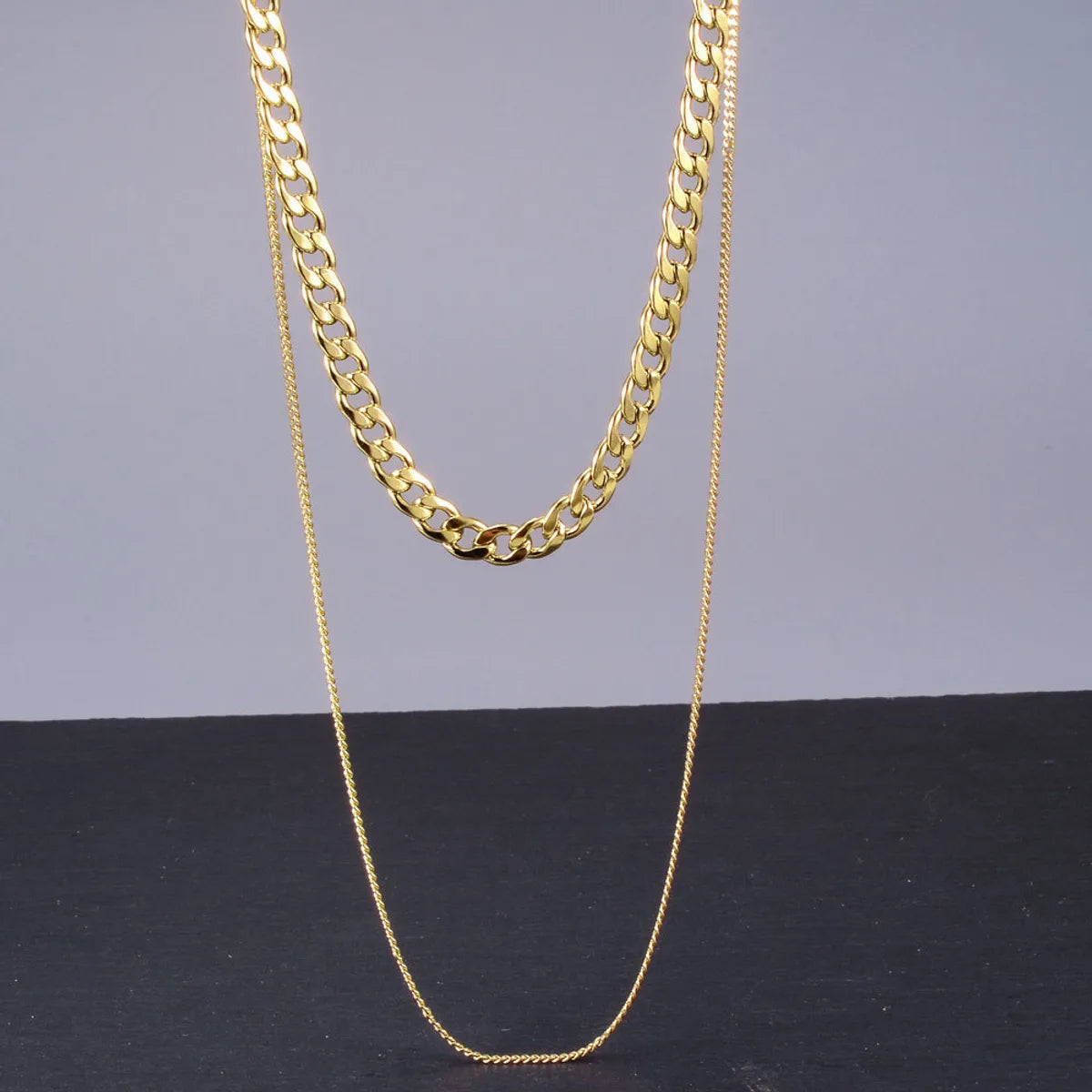 Double-layer Gold Plated Necklace