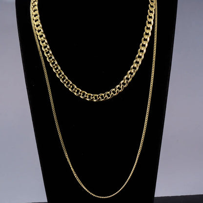 Double-layer Gold Plated Necklace