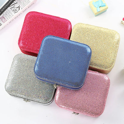 Double-Layer Jewelry Storage Box Simple Earrings Hairpin Necklace Compartment Storage Box Jewelry Wholesale Wholesale Nihaojewelry