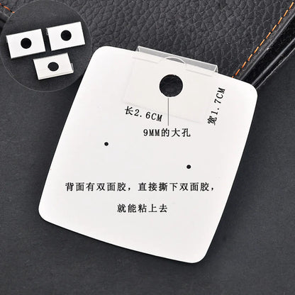 Earring Card Paper New Jewelry Packaging Pvc Card Wholesale