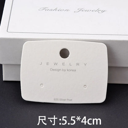 Earring Card Paper New Jewelry Packaging Pvc Card Wholesale