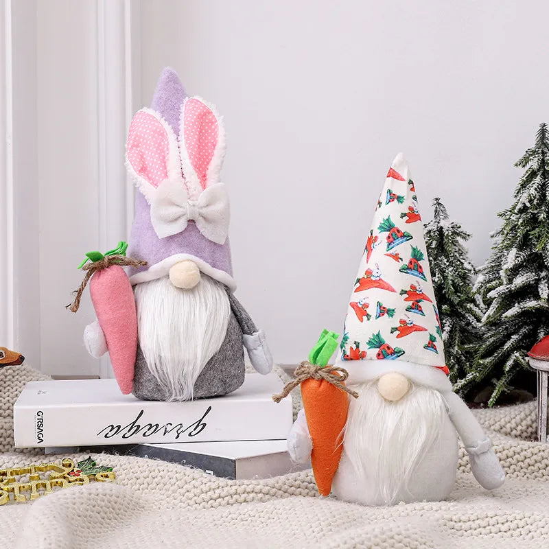 Easter Bunny Ear Faceless Doll Decorations Wholesale Nihaojewelry