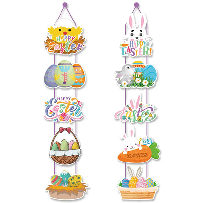 Easter Cartoon Style Animal Paper Party Festival Decorative Props