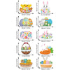 Easter Cartoon Style Animal Paper Party Festival Decorative Props