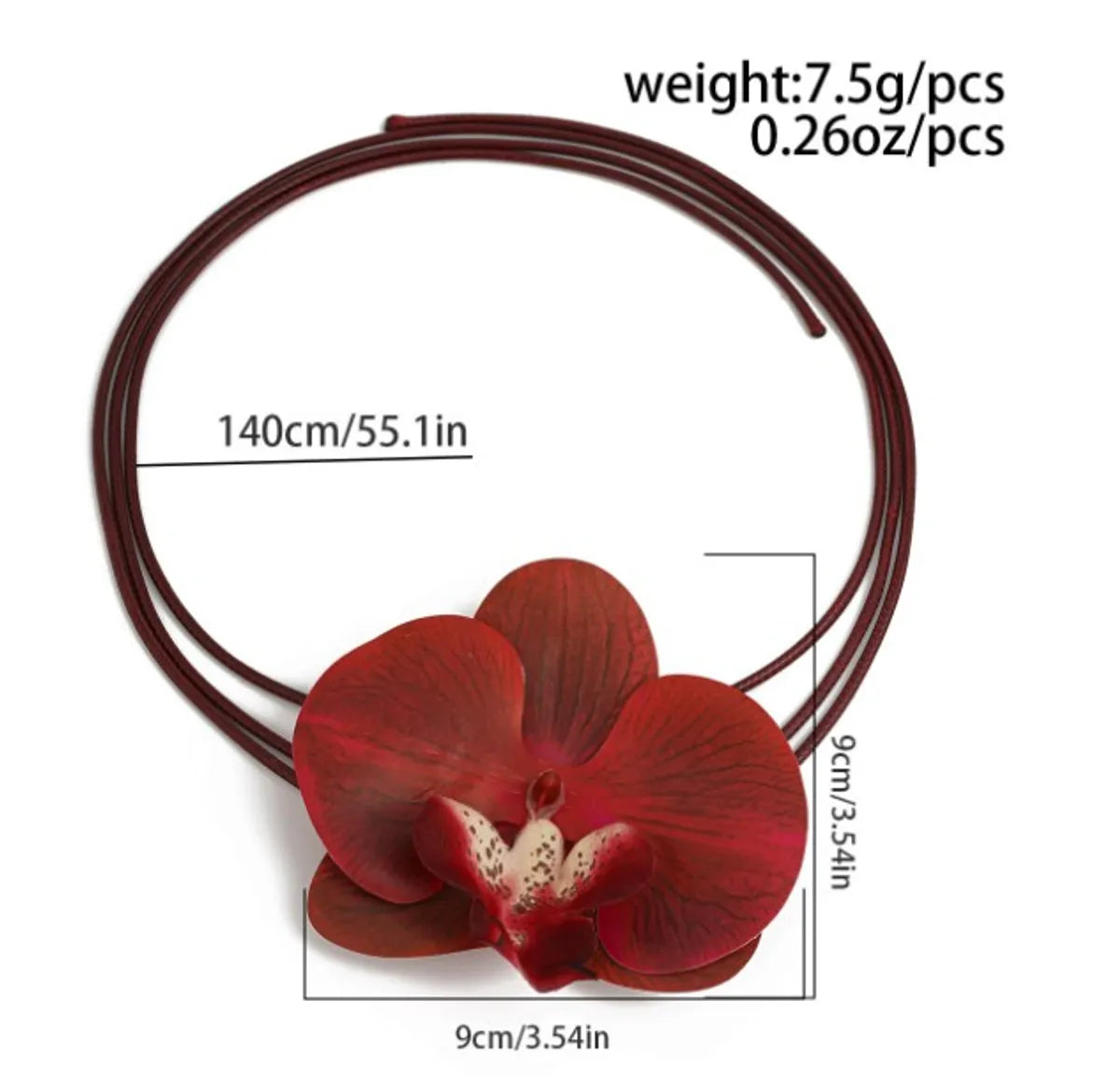 Elegant Artistic Flower Plastic Rope Women'S Jewelry Set