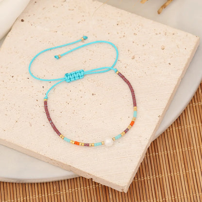 Elegant Bohemian Geometric Seed Bead Beaded Women'S Bracelets