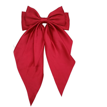 Women'S Elegant Bow Knot Satin Hair Clip