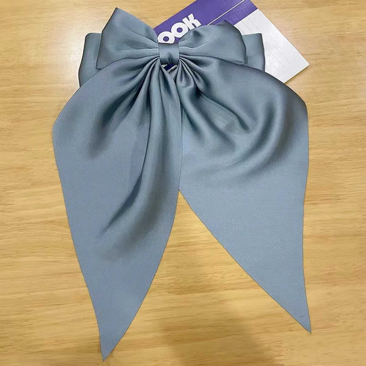 Women'S Elegant Bow Knot Satin Hair Clip