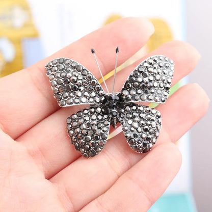 Elegant Butterfly Alloy Inlay Alloy Unisex Brooches