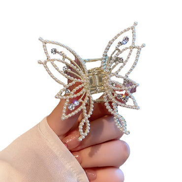 Elegant Butterfly Alloy Plating Hair Claws