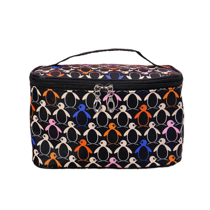 Elegant Butterfly Pu Leather Square Makeup Bags