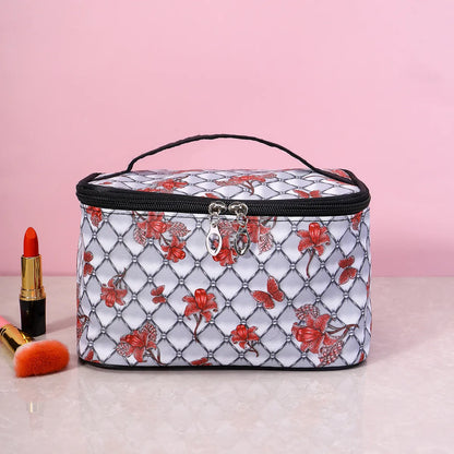 Elegant Butterfly Pu Leather Square Makeup Bags