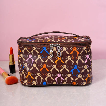 Elegant Butterfly Pu Leather Square Makeup Bags