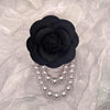 Elegant Camellia Imitation Pearl Unisex Brooches