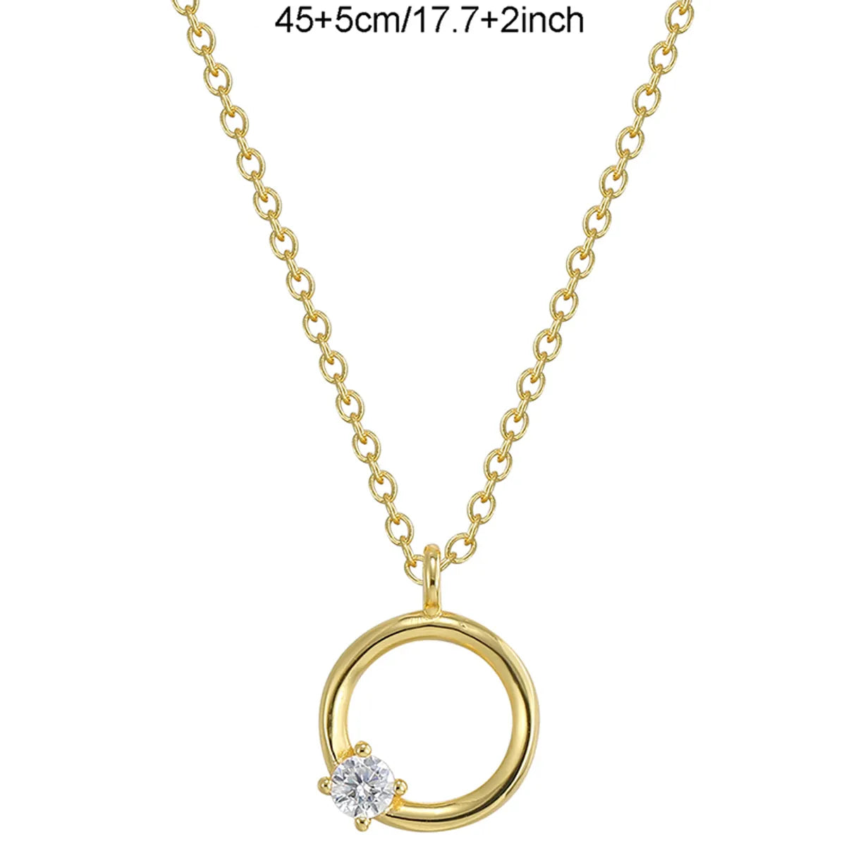 Elegant Classic Style Cross Sterling Silver Plating Inlay Pearl Zircon 18k Gold Plated Pendant Necklace