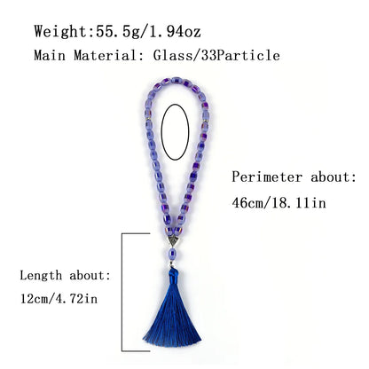 Elegant Classical Tassel Alloy Glass Wholesale Rosary