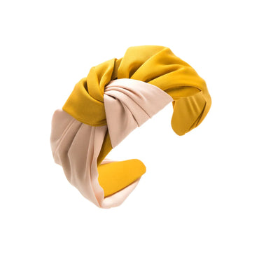 Elegant Color Block Cloth Sewing Hair Band