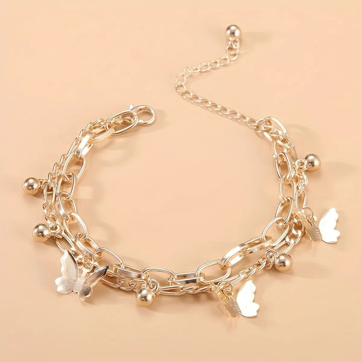 Elegant Cute Butterfly Alloy Wholesale Bracelets