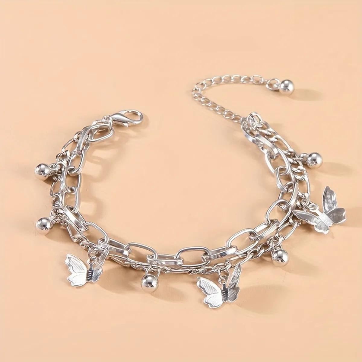 Elegant Cute Butterfly Alloy Wholesale Bracelets