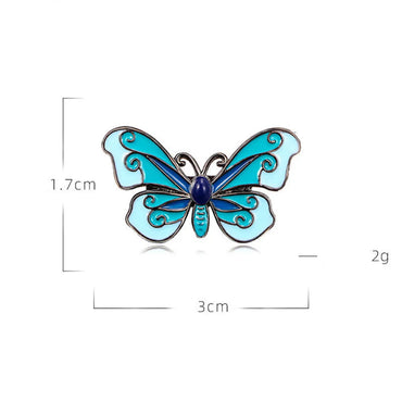 Elegant Cute Butterfly Alloy Women'S Brooches