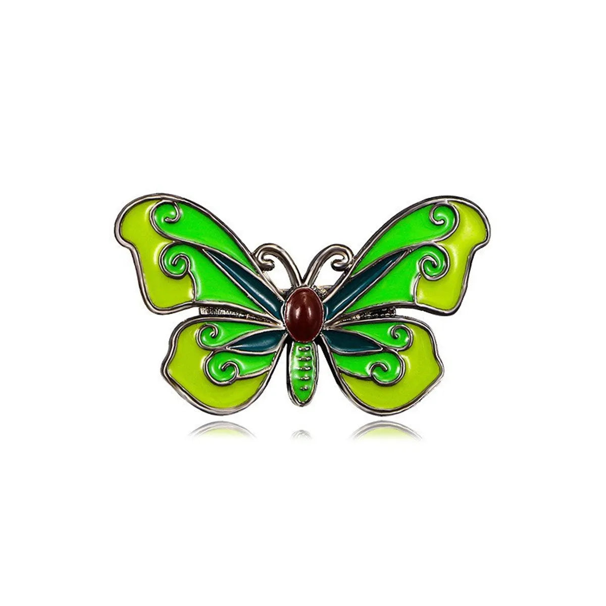 Elegant Cute Butterfly Alloy Women'S Brooches