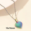 Wholesale Jewelry Elegant Cute Heart Shape 304 Stainless Steel 18K Gold Plated Plating Pendant Necklace