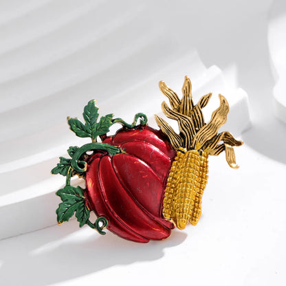 Elegant Cute Ice Cream Pumpkin Witches Knot Alloy Women'S Brooches