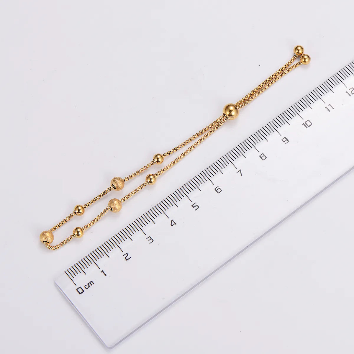 Elegant Cute Luxurious Solid Color Stainless Steel Plating 18k Gold Plated Bracelets