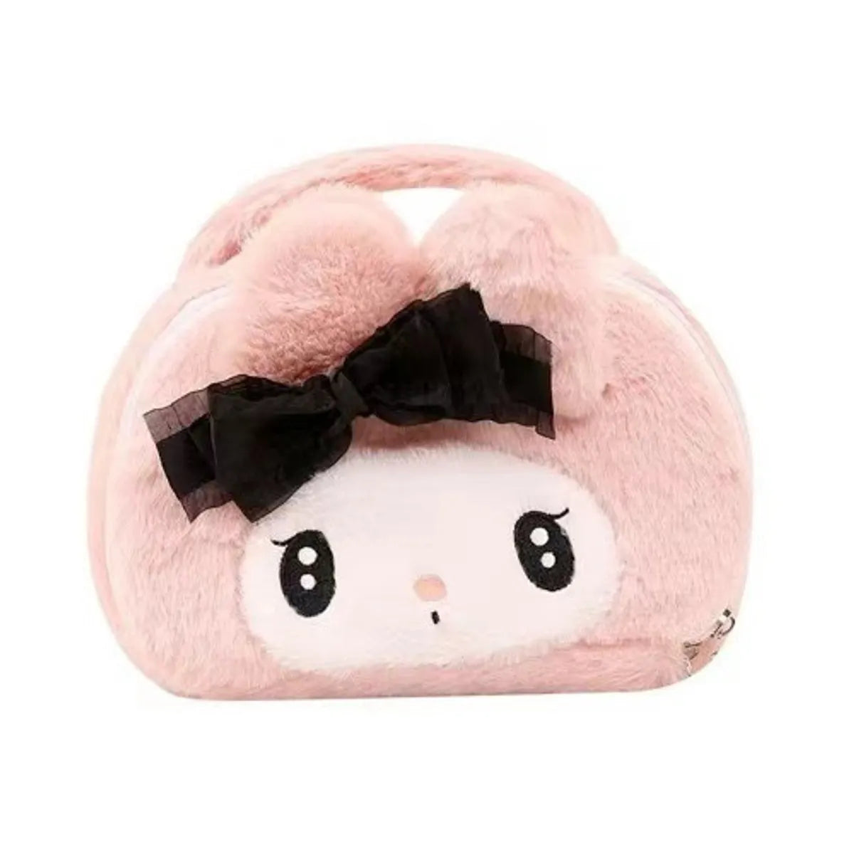 Elegant Cute Vacation Animal Plush Square Makeup Bags