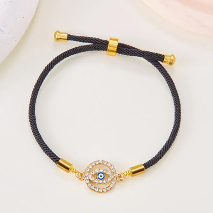 Elegant Devil'S Eye Palm Infinity Alloy Wholesale Bracelets