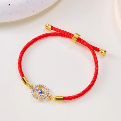 Elegant Devil'S Eye Palm Infinity Alloy Wholesale Bracelets