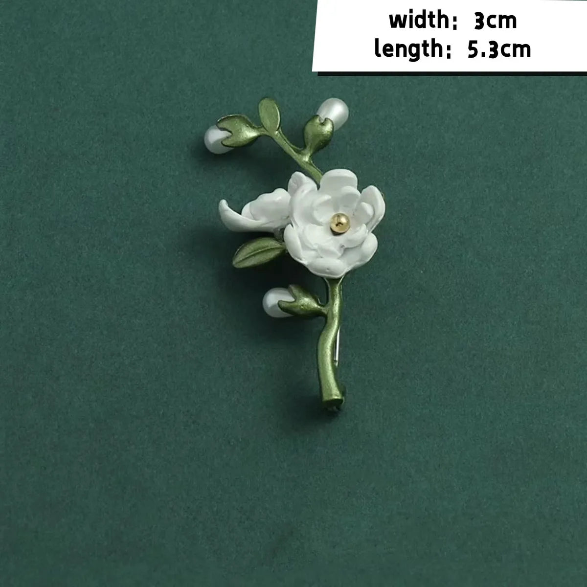 Elegant Flower Alloy Enamel Plating Unisex Brooches