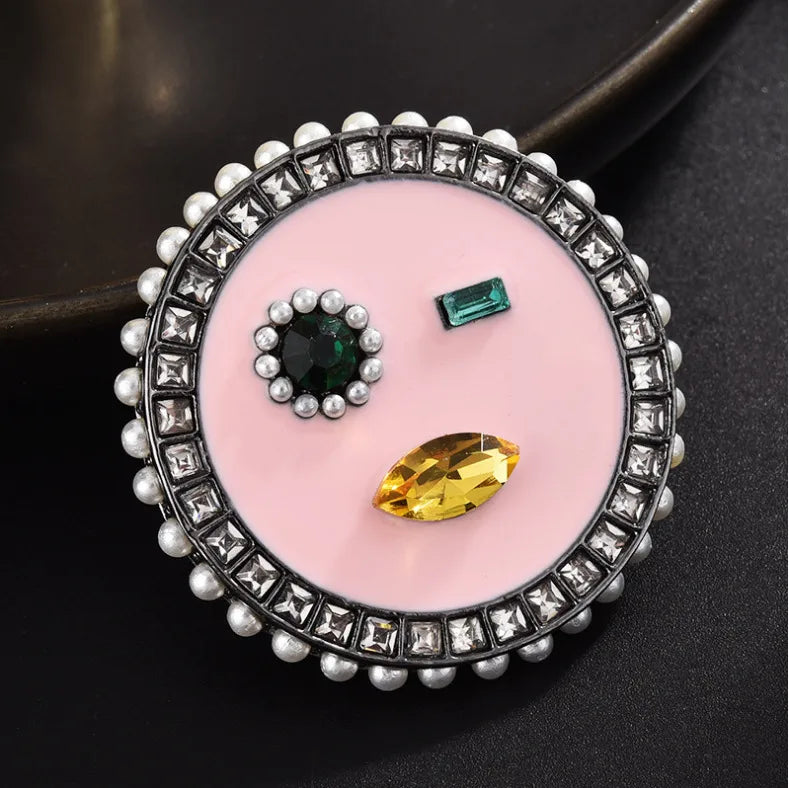 Elegant Flower Alloy Zircon Women'S Brooches