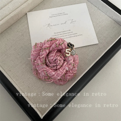 Elegant Flower Imitation Pearl Plating Women'S Brooches