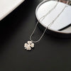 Elegant Four Leaf Clover Titanium Steel Necklace