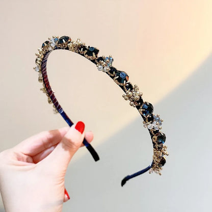 Elegant Geometric Artificial Crystal Hair Band