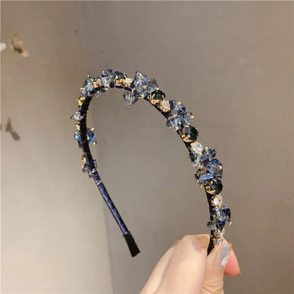 Elegant Geometric Artificial Crystal Hair Band