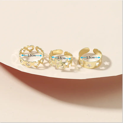 Elegant Geometric Gold Plated Silver Plated Alloy Wholesale Toe Rings