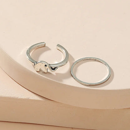 Elegant Geometric Gold Plated Silver Plated Alloy Wholesale Toe Rings