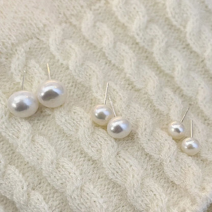 Elegant Geometric Imitation Pearl Women's Earrings 1 Pair