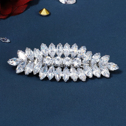 Elegant Geometric Rhinestone Hair Clip