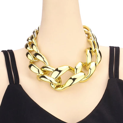 Elegant Geometric Solid Color Alloy Wholesale Necklace