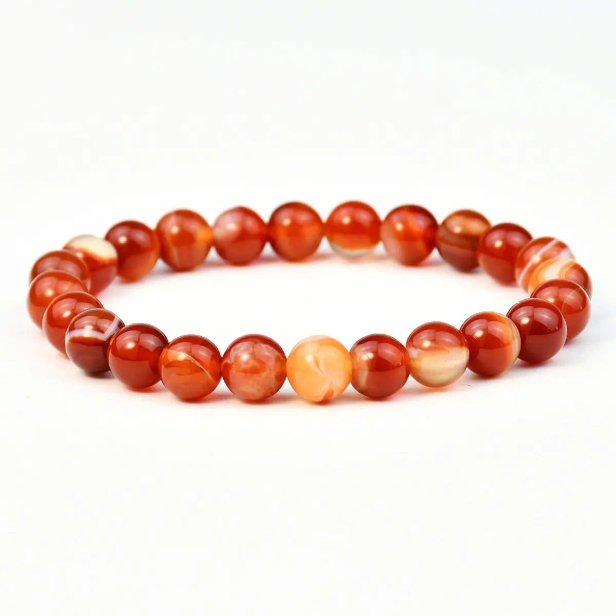 Elegant Geometric Solid Color Natural Stone Bracelets In Bulk